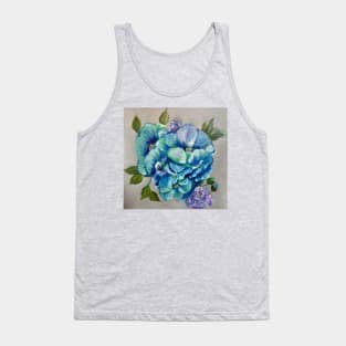 Blue Poppies Tank Top